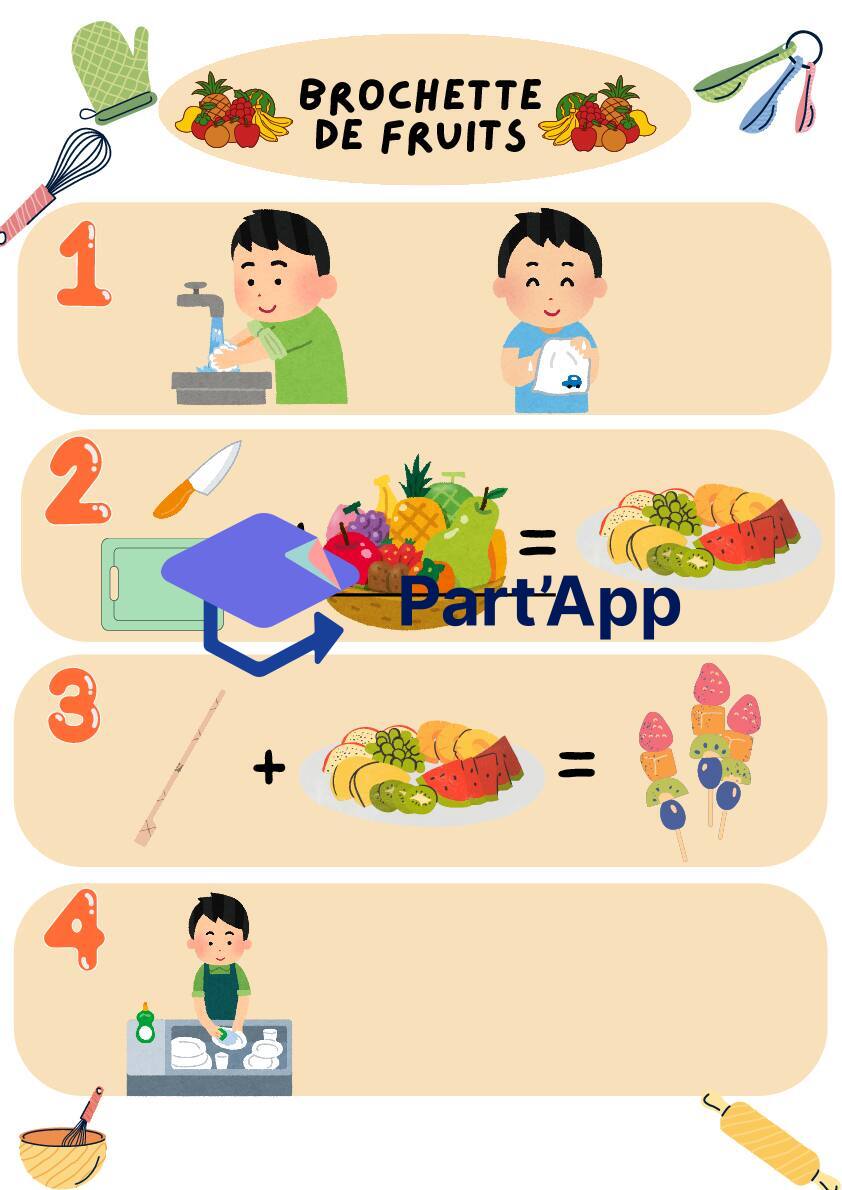 Pack 5 Fiches Recettes Élèves : Ateliers Cuisine en Autonomie (Maternelle/Primaire)_6