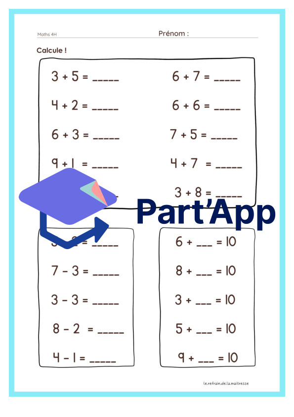 Evaluation diagnostique maths 4H_6