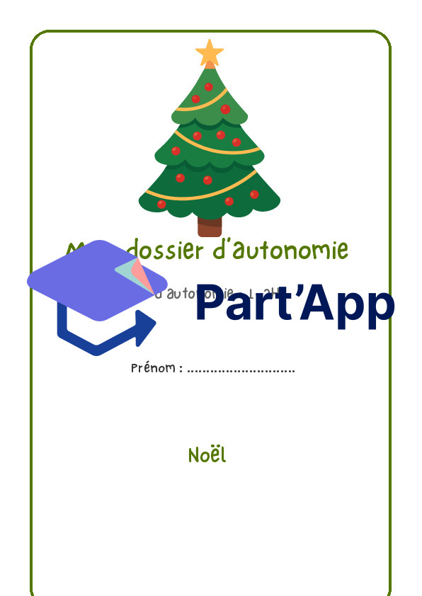 Dossier autonomie Noël 1H-2H : 15 activités et exercices_42