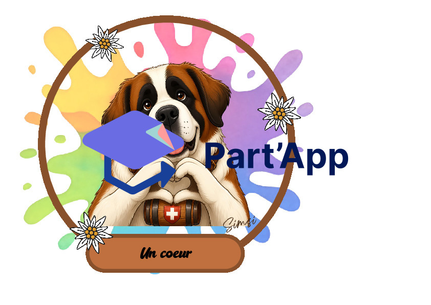 Affiche "comment se dire bonjour" thème Saint-bernard Coloré_4