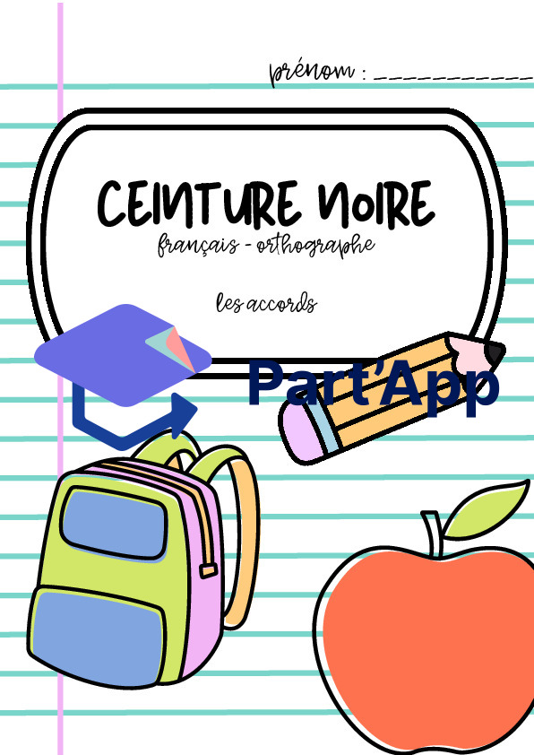 Ceinture d'orthographe ⚫ noire – Les accords dans la phrase_18