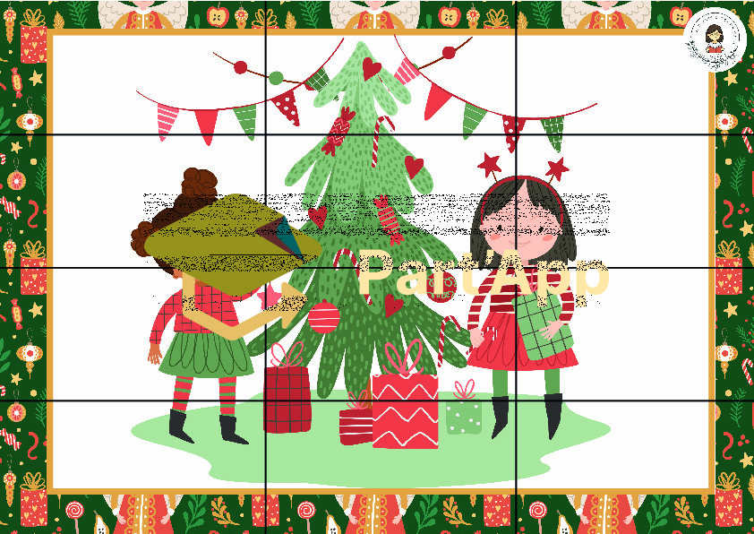 6x puzzles 12 pièces Hiver + Noël_2
