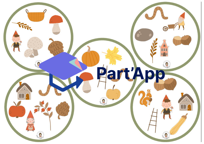 ATELIERS AUTOMNE jeu type dobble simplifié 25 cartes_197
