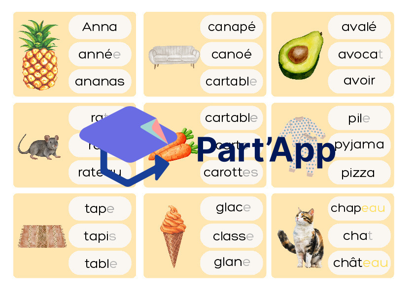 3H - Cartes à pinces : mots sons a, é, u, i_2