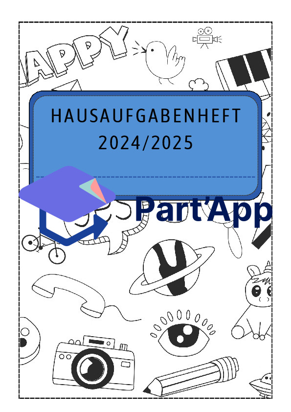 Hausaufgabenheft - Agenda - Schulplaner_2