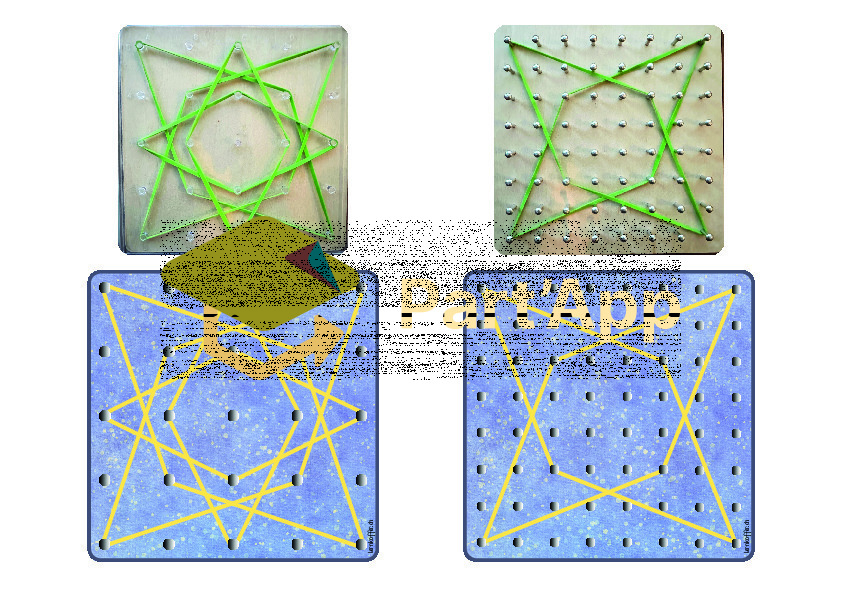 Modèles de géoboard - Étoiles_3