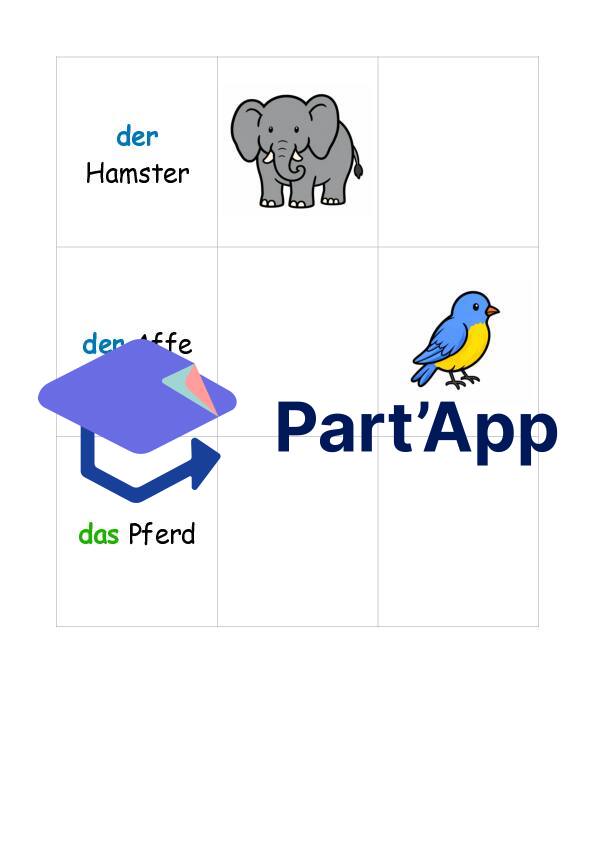 Allemand 6P - Memory les animaux_5