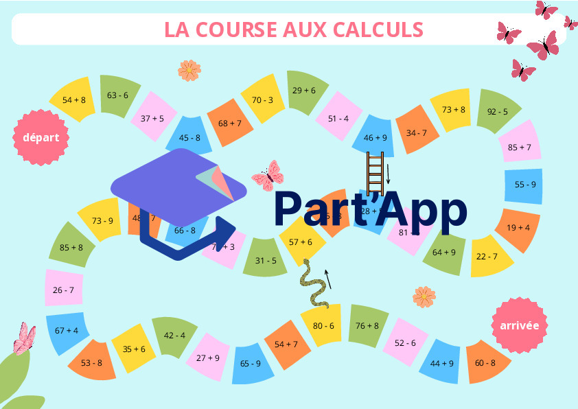 Jeu calculs + et - avec passage à la dizaine_28
