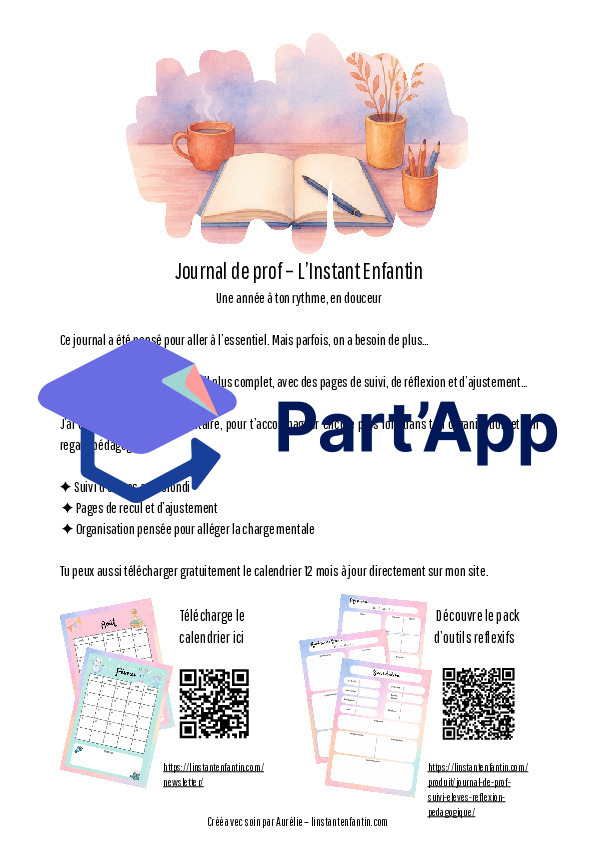 Journal de prof à imprimer – version essentielle (organisation simple et modulable)_13