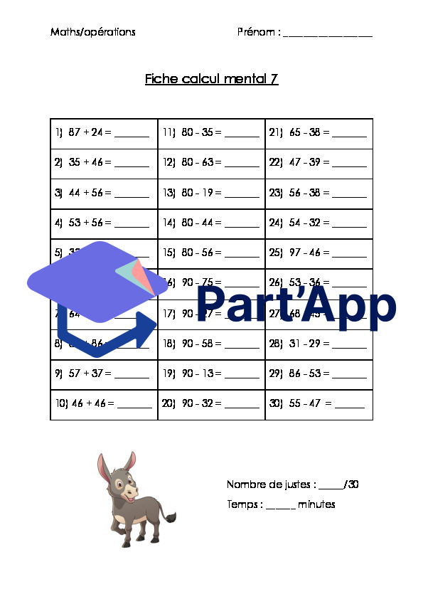 Calcul réfléchi 1 à 10_8