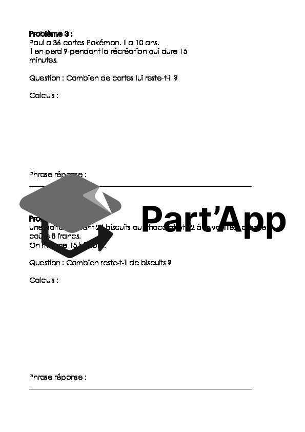 Problèmes de math 5P, additions et soustractions_4