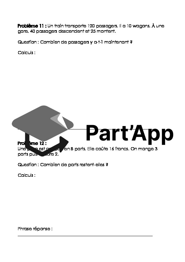 Problèmes de math 5P, additions et soustractions_8