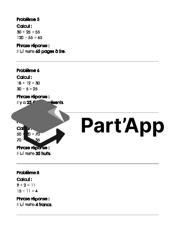 Problèmes de math 5P, additions et soustractions_11