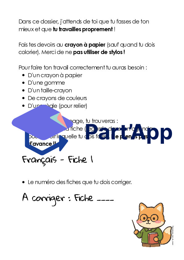 Devoirs français 3P_3