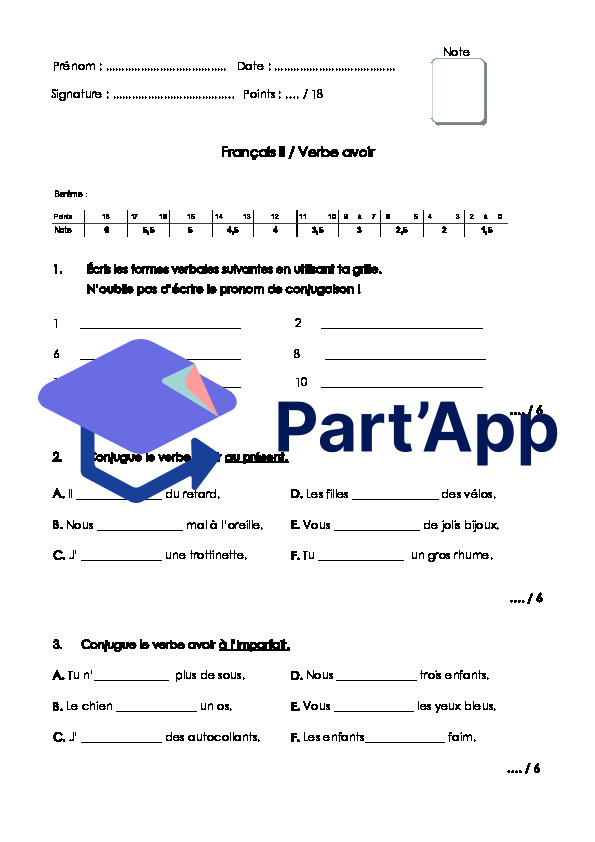 5P : conjugaison - 12 récitations_3