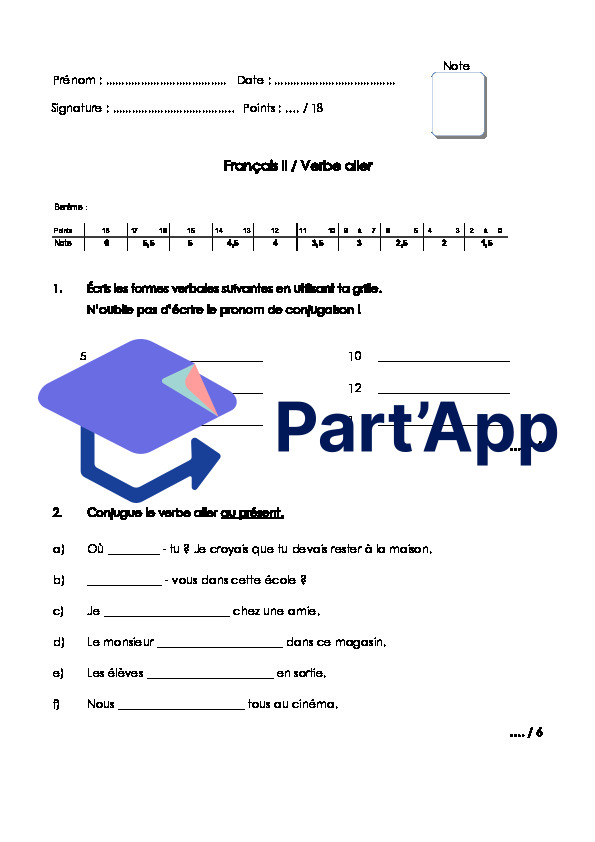 5P : conjugaison - 12 récitations_7