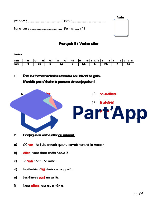 5P : conjugaison - 12 récitations_9