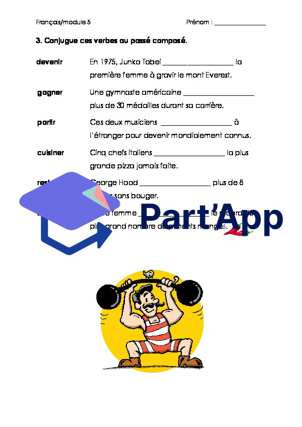 Le passé composé / module 5 / 6P_3