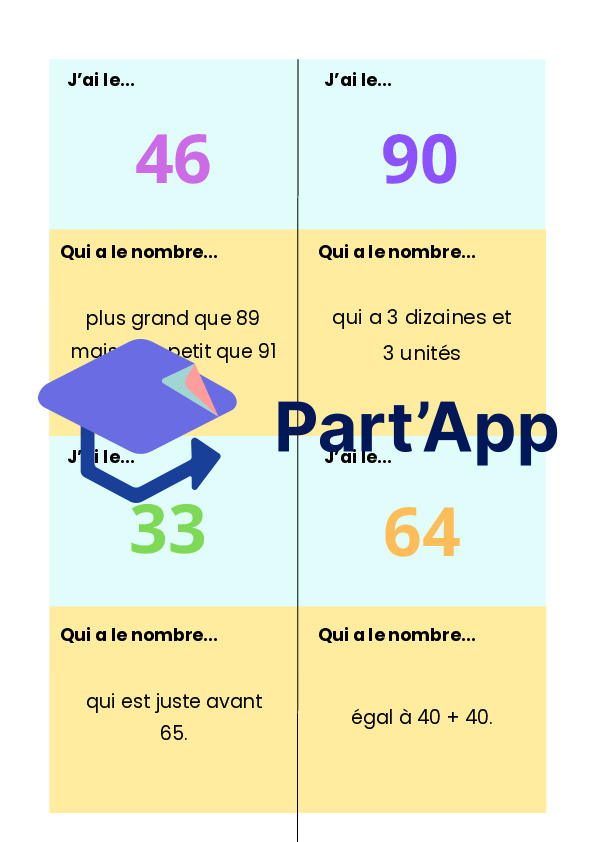 "J'ai qui a" des nombres de 1 à 100_4