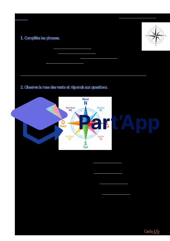 Géographie – se repérer avec les points cardinaux_4