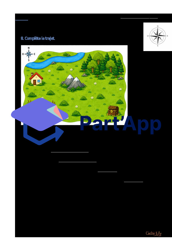 Géographie – se repérer avec les points cardinaux_8