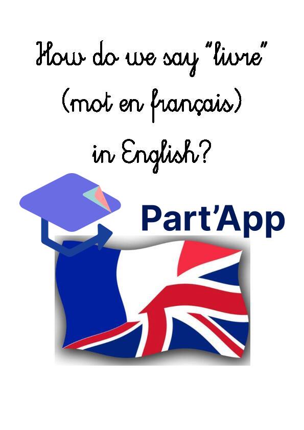 Affiche en classe - Anglais_10