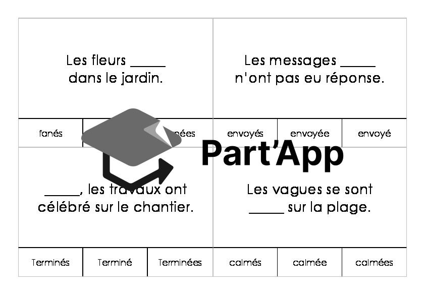 Cartes à pince sur les participes passés_6