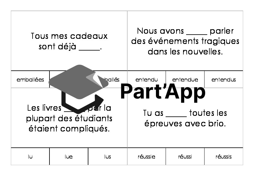 Cartes à pince sur les participes passés_9