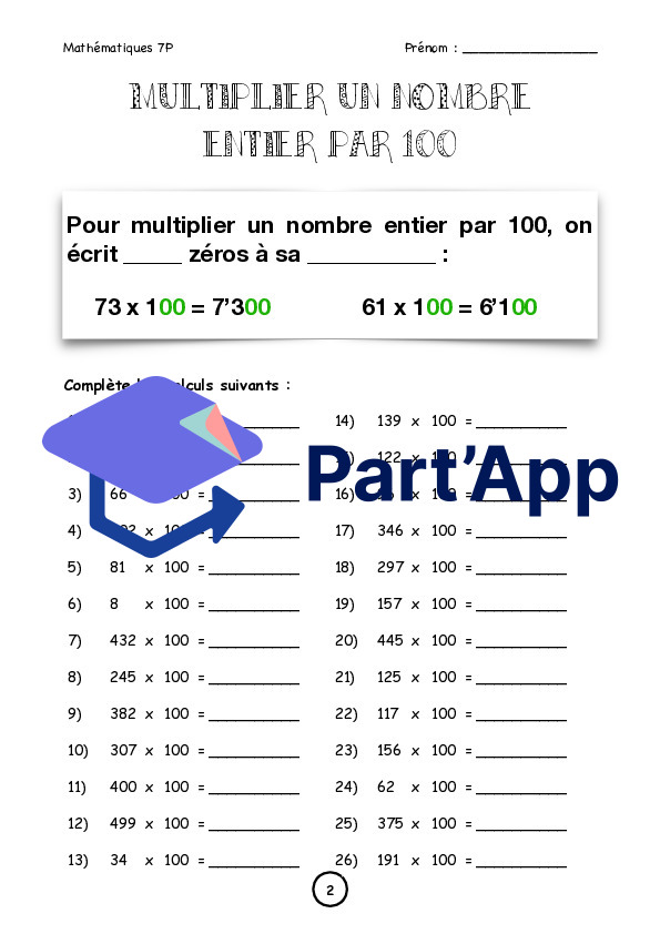 Calcul mental - Multiplications et divisions par 10, 100 et 1000_31
