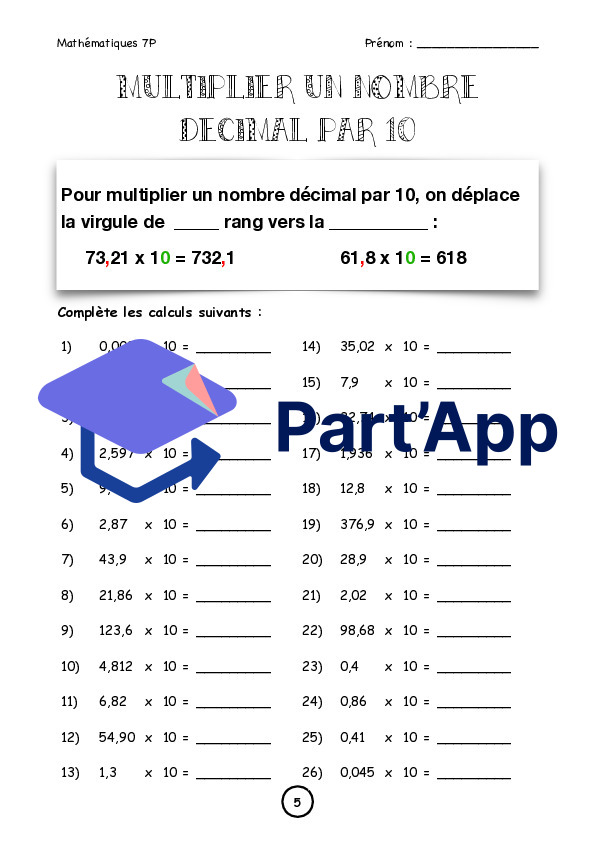 Calcul mental - Multiplications et divisions par 10, 100 et 1000_34