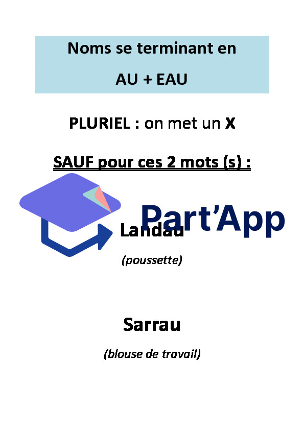 Français 7H-8H - Les noms se terminant en OU-AIL-AU-EAU-AL (affiches)_26