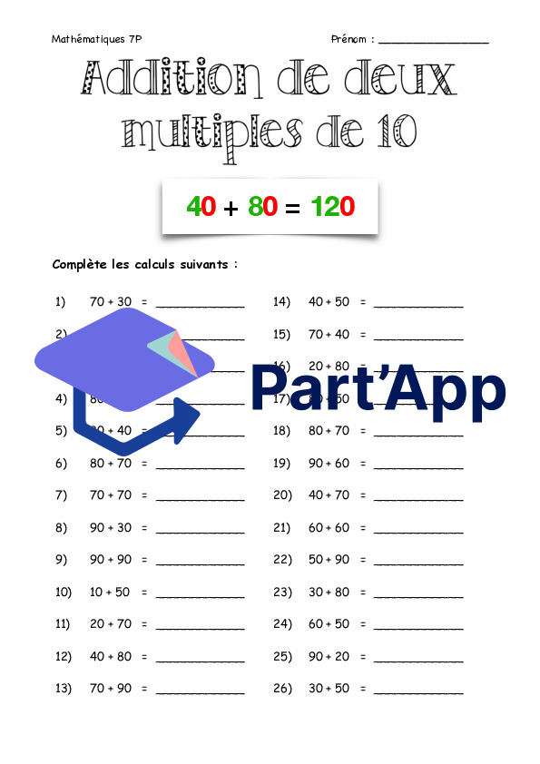 Calcul mental - Additions_7