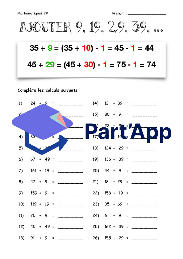Calcul mental - Additions_9