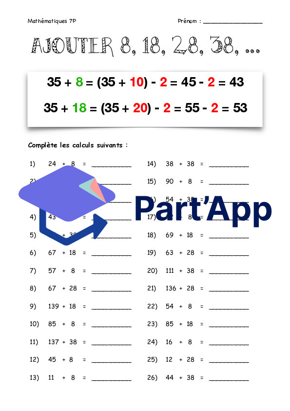 Calcul mental - Additions_10