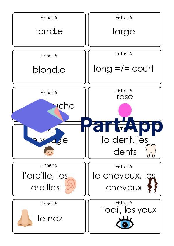 Vocabulaire allemand E6 - 6H_4