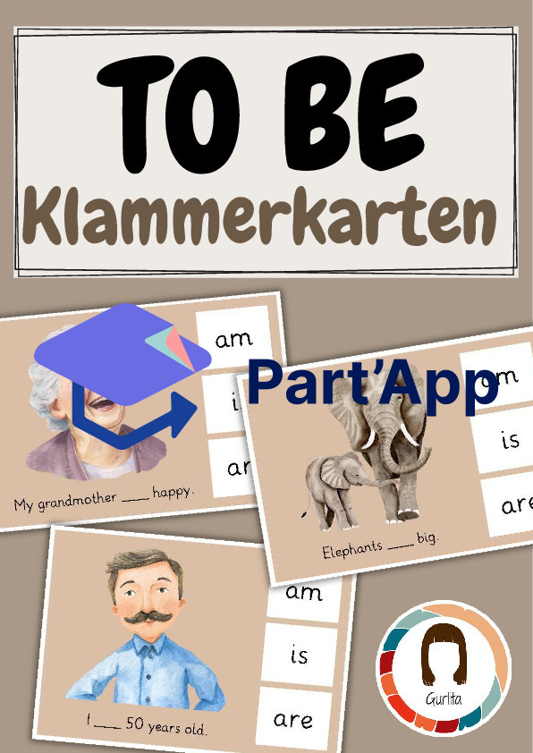 Klammerkarten "to be"_2