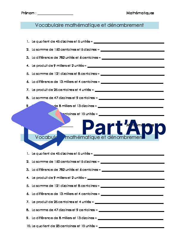 Maths 7H-8H - Vocabulaire mathématique et dénombrement (fiche d'exercices + corrigé)_2