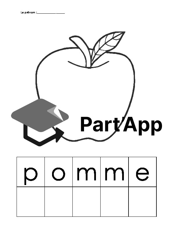 Ecriture La pomme_2