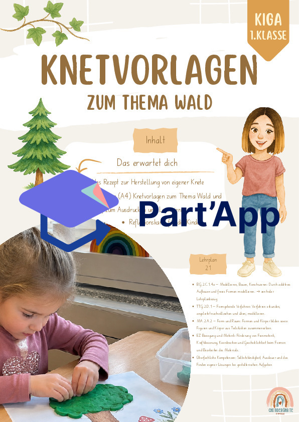 Modèles de pâte à modeler « Forêt »_2