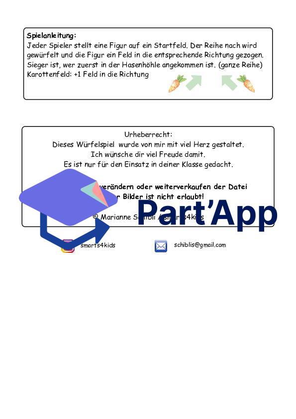 🐰 Lapin Pâques Jeu de dés Orientation_3