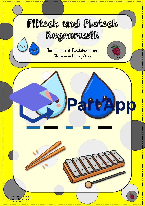 Regenmusik - Musizieren mit Essstäbchen und Glockenspiel_2