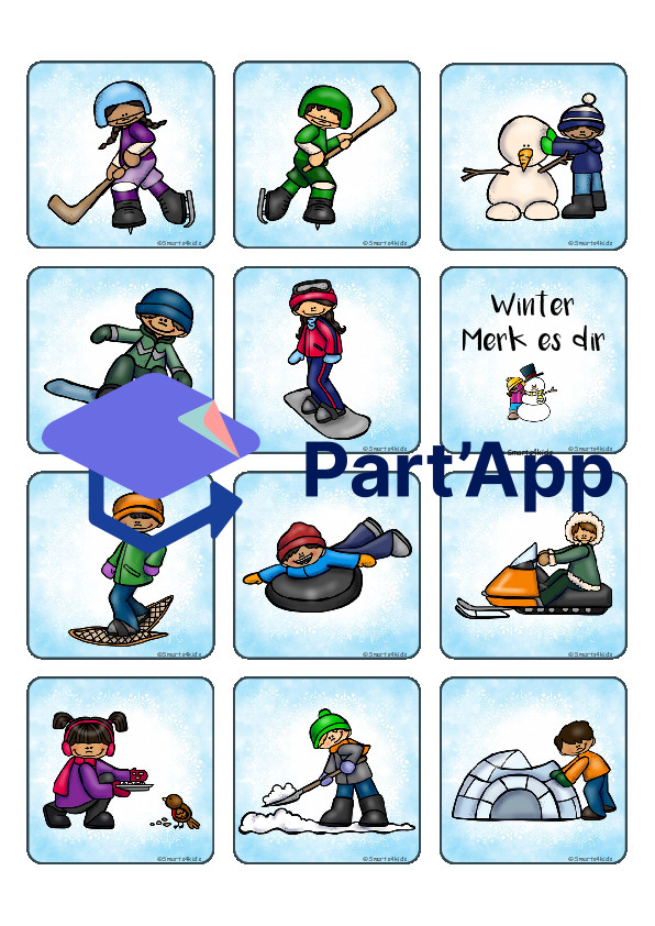 🎿 Memory® Sports d'hiver Activités hivernales DaZ_7