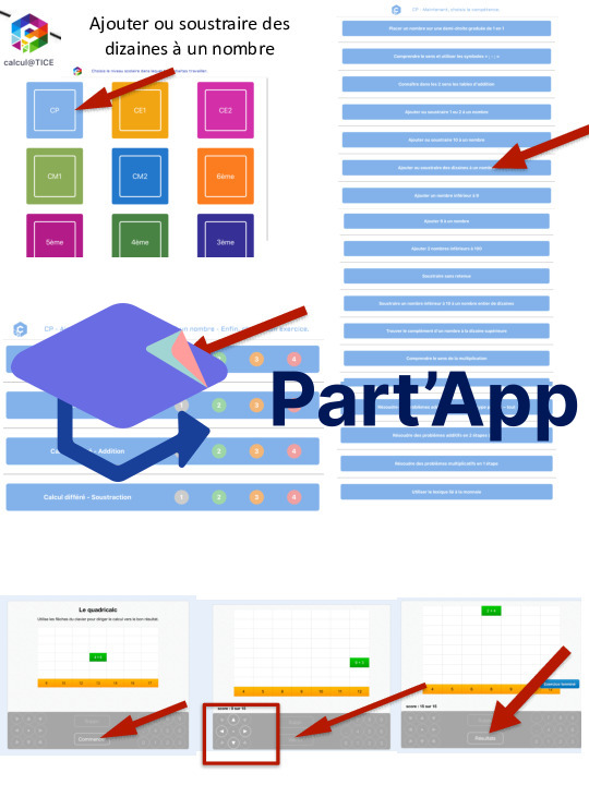 additions et soustractions avec l’application calculatice_24