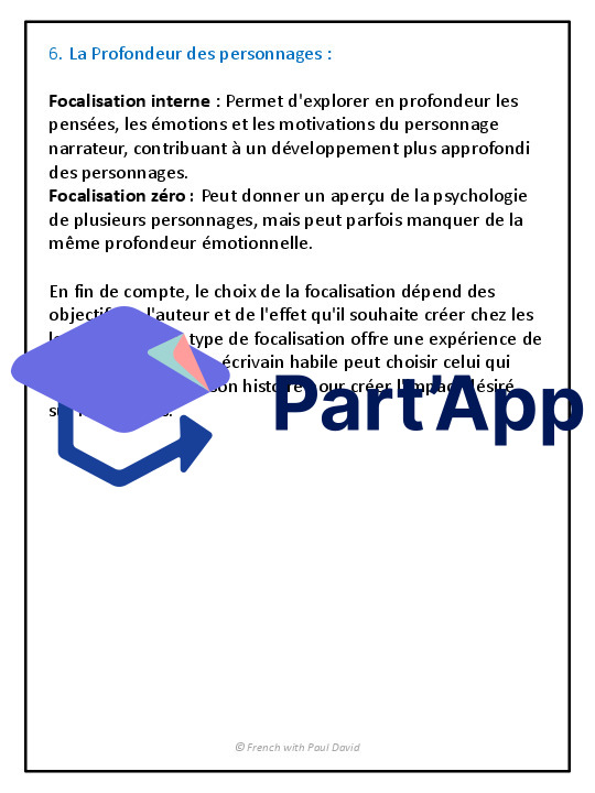 La focalisation ou le point de vue narratif_11