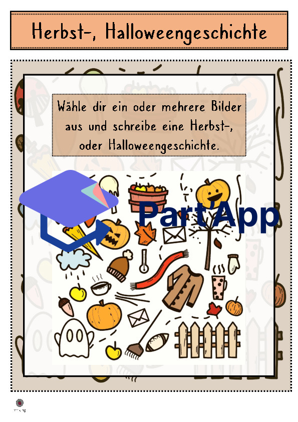 Herbst-, Halloweengeschichte schreiben_3
