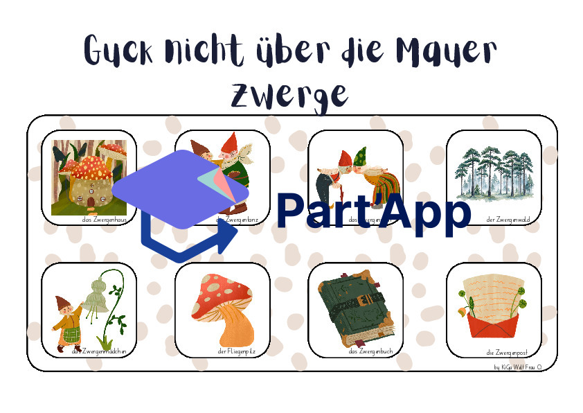 Guck nicht über die Mauer Zwerge/ Märchen_3