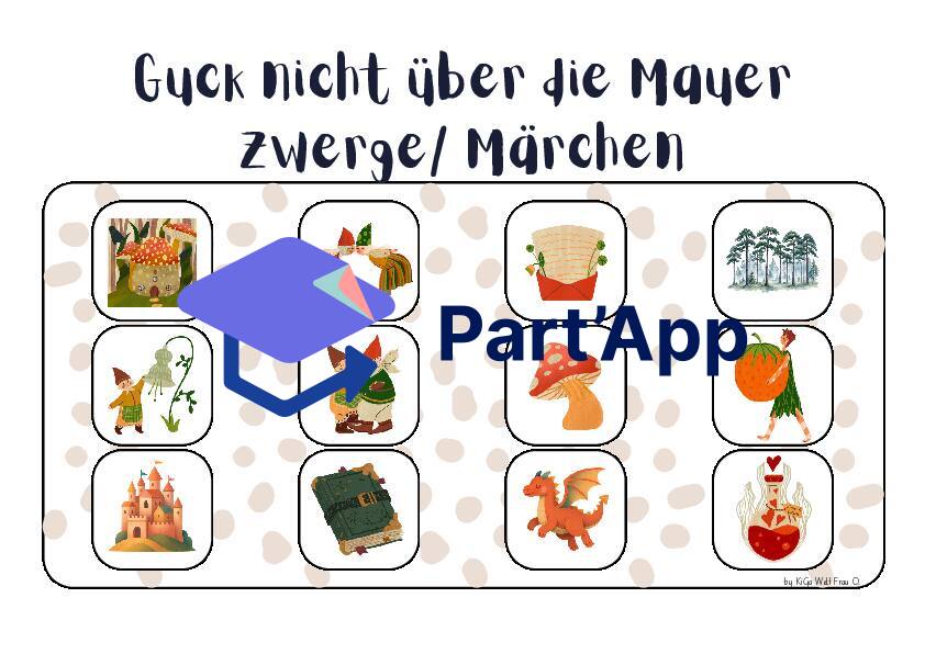 Guck nicht über die Mauer Zwerge/ Märchen_4