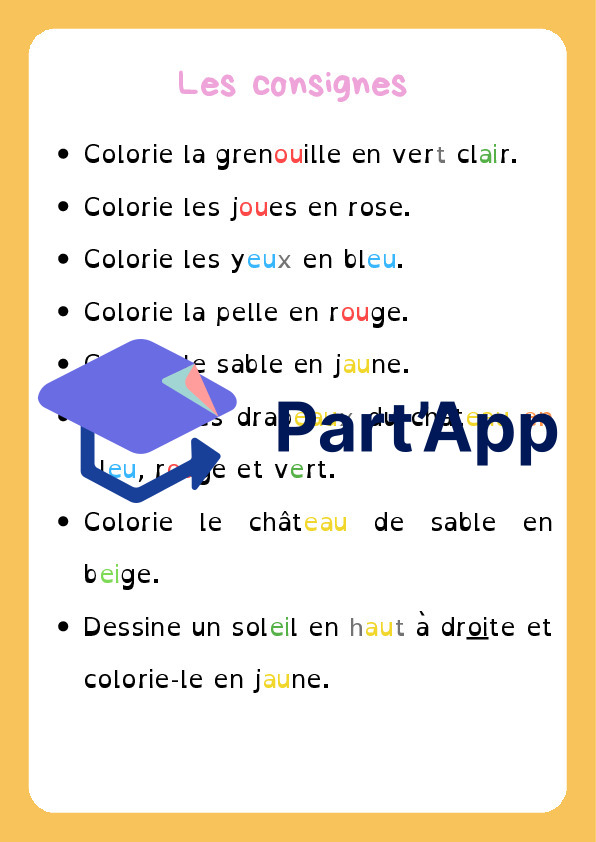 Coloriages sous consignes simples été_11