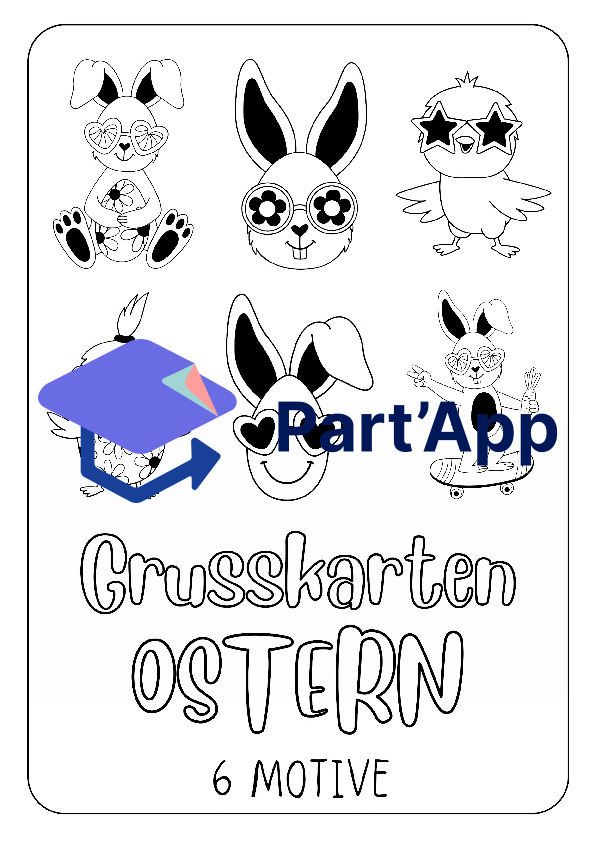 Ostern - Ausmalbilder & Grusskarten_2