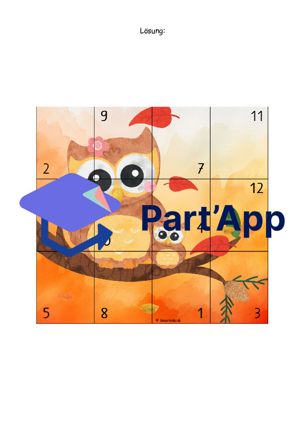 🦉✂️ hibou couper puzzle compter coller ZR 1-12_6